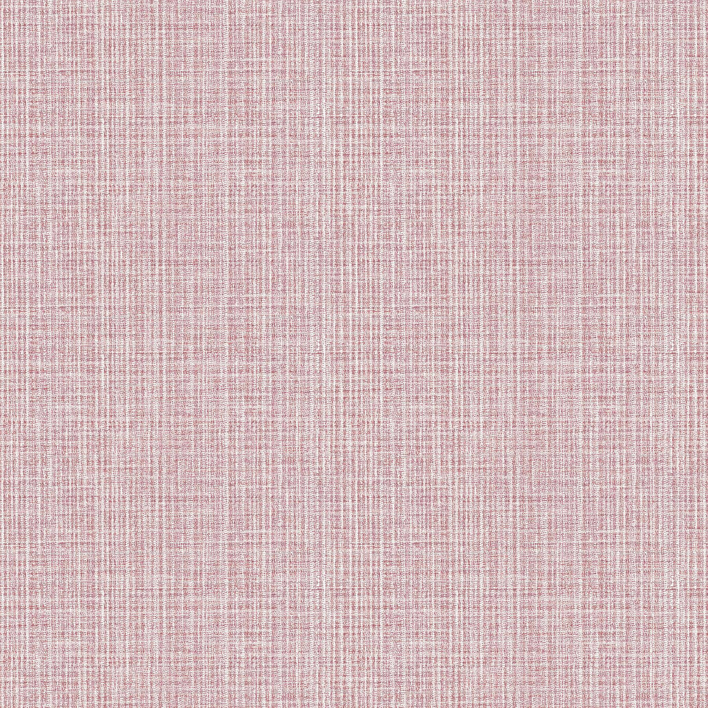 A-Street Prints Kantera Pink Fabric Texture Wallpaper