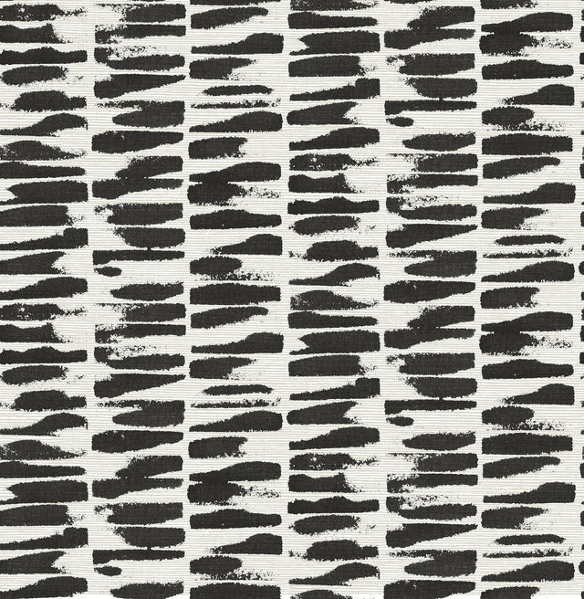A-Street Prints Myrtle Black Abstract Stripe Wallpaper