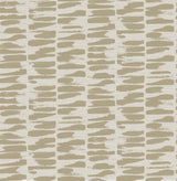 A-Street Prints Myrtle Gold Abstract Stripe Wallpaper