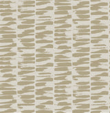 A-Street Prints Myrtle Gold Abstract Stripe Wallpaper
