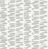 A-Street Prints Myrtle Grey Abstract Stripe Wallpaper