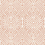 A-Street Prints Lyon Coral Geometric Key Wallpaper