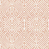 A-Street Prints Lyon Coral Geometric Key Wallpaper