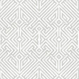 A-Street Prints Lyon Silver Geometric Key Wallpaper