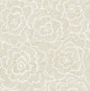 A-Street Prints Periwinkle Stone Textured Floral Wallpaper