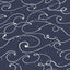 Brewster Home Fashions Kuroshio Navy Ocean Wave Wallpaper