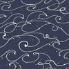 Brewster Home Fashions Kuroshio Navy Ocean Wave Wallpaper