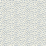 Brewster Home Fashions Sand Drips Blue Painted Dots Wallpaper