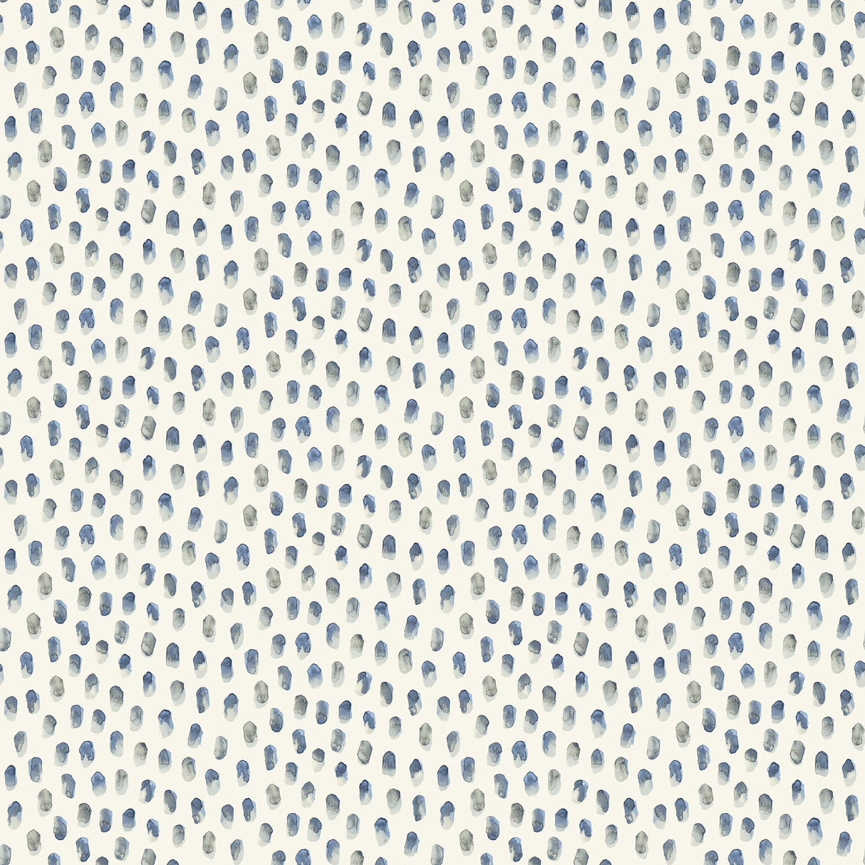 Brewster Home Fashions Sand Drips Blue Painted Dots Wallpaper