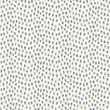 Brewster Home Fashions Sand Drips Blue Painted Dots Wallpaper