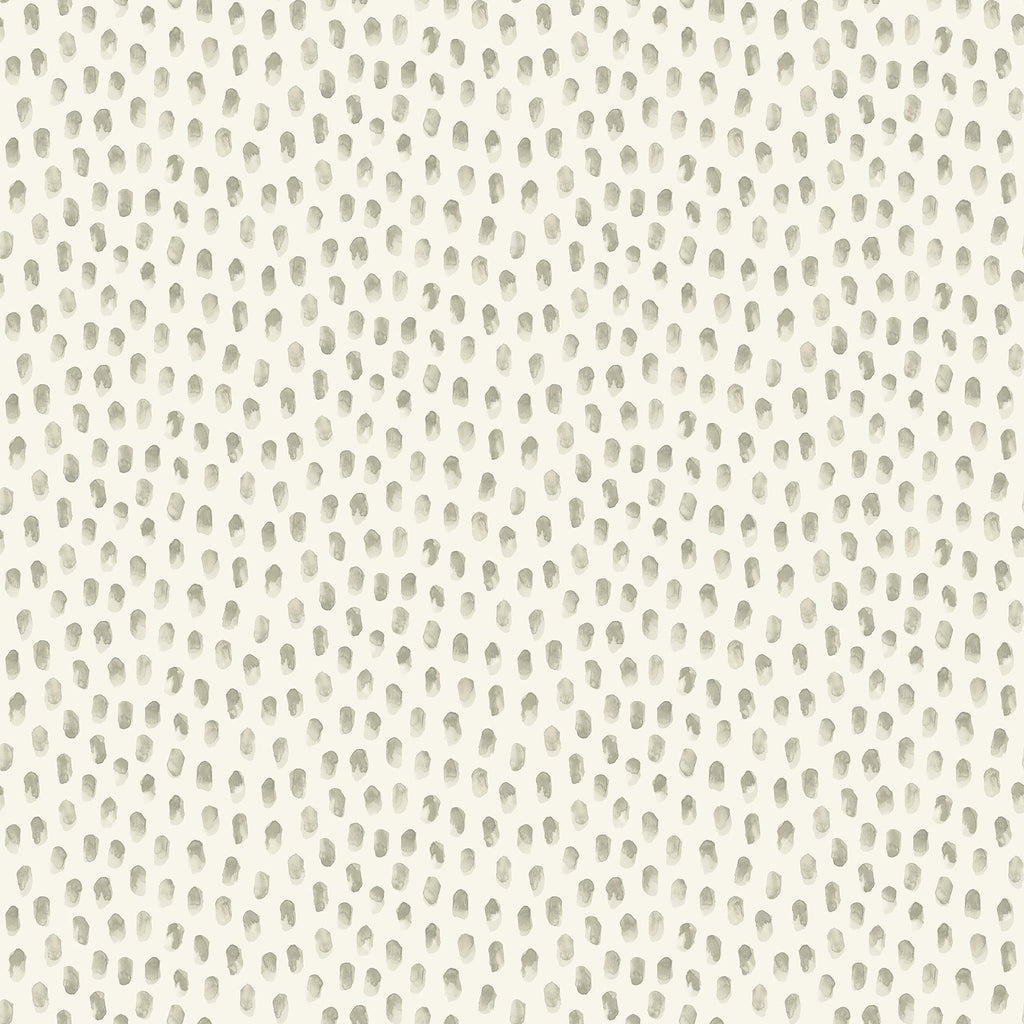 Brewster Home Fashions Sand Drips Grey Painted Dots Wallpaper