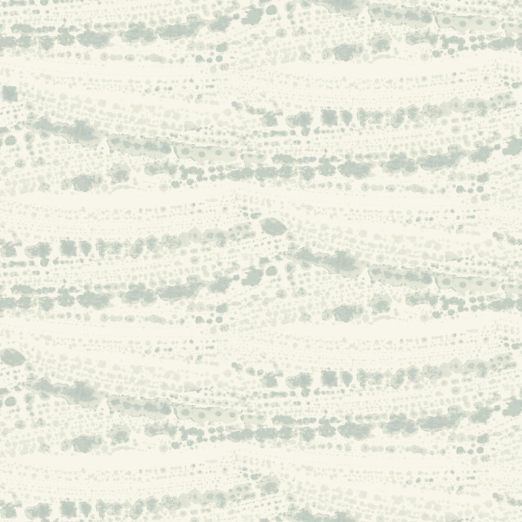 Brewster Home Fashions Rannell Aqua Abstract Scallop Wallpaper