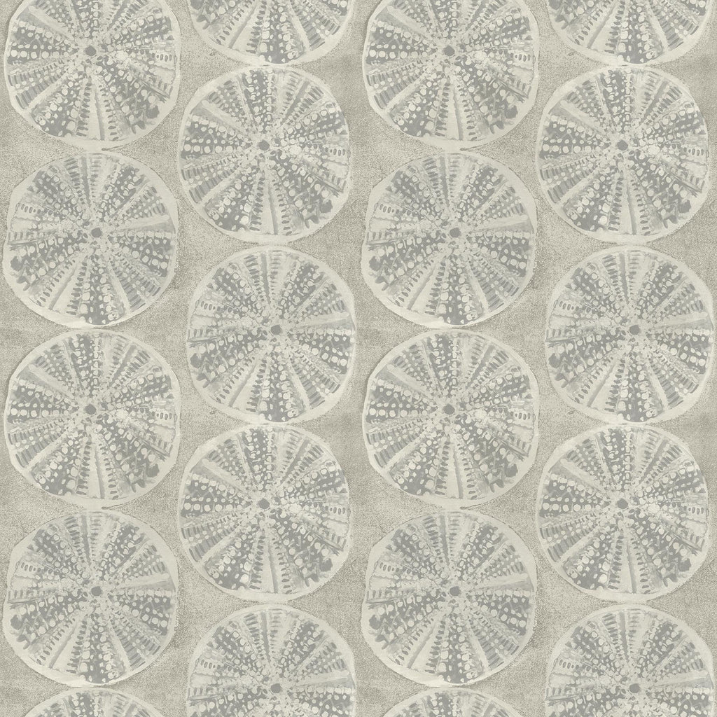 Brewster Home Fashions Sea Biscuit Grey Sand Dollar Wallpaper