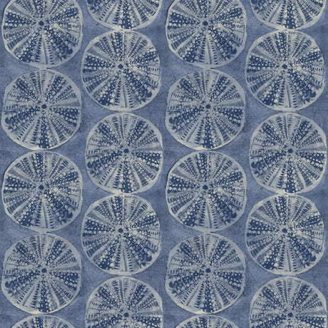 Brewster Home Fashions Sea Biscuit Blue Sand Dollar Wallpaper