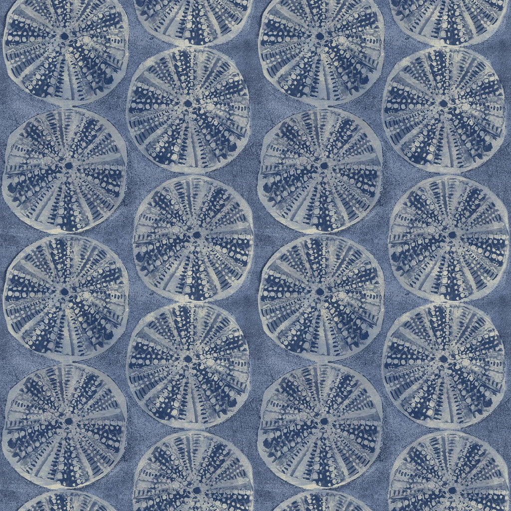 Brewster Home Fashions Sea Biscuit Blue Sand Dollar Wallpaper