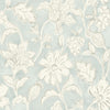 Brewster Home Fashions Plumeria Aqua Floral Trail Wallpaper