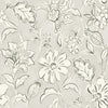 Brewster Home Fashions Plumeria Grey Floral Trail Wallpaper