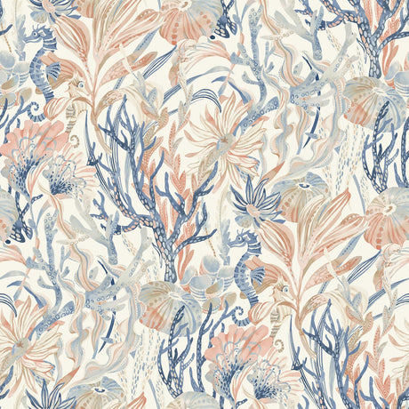 Brewster Home Fashions Kelp Garden Coral Tropical Reef Wallpaper