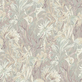 Brewster Home Fashions Kelp Garden Mauve Tropical Reef Wallpaper