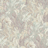 Brewster Home Fashions Kelp Garden Mauve Tropical Reef Wallpaper