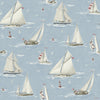 Brewster Home Fashions Leeward Light Blue Sailboat Wallpaper