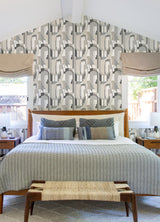 A-Street Prints Odele Stone Geometric Archways Wallpaper