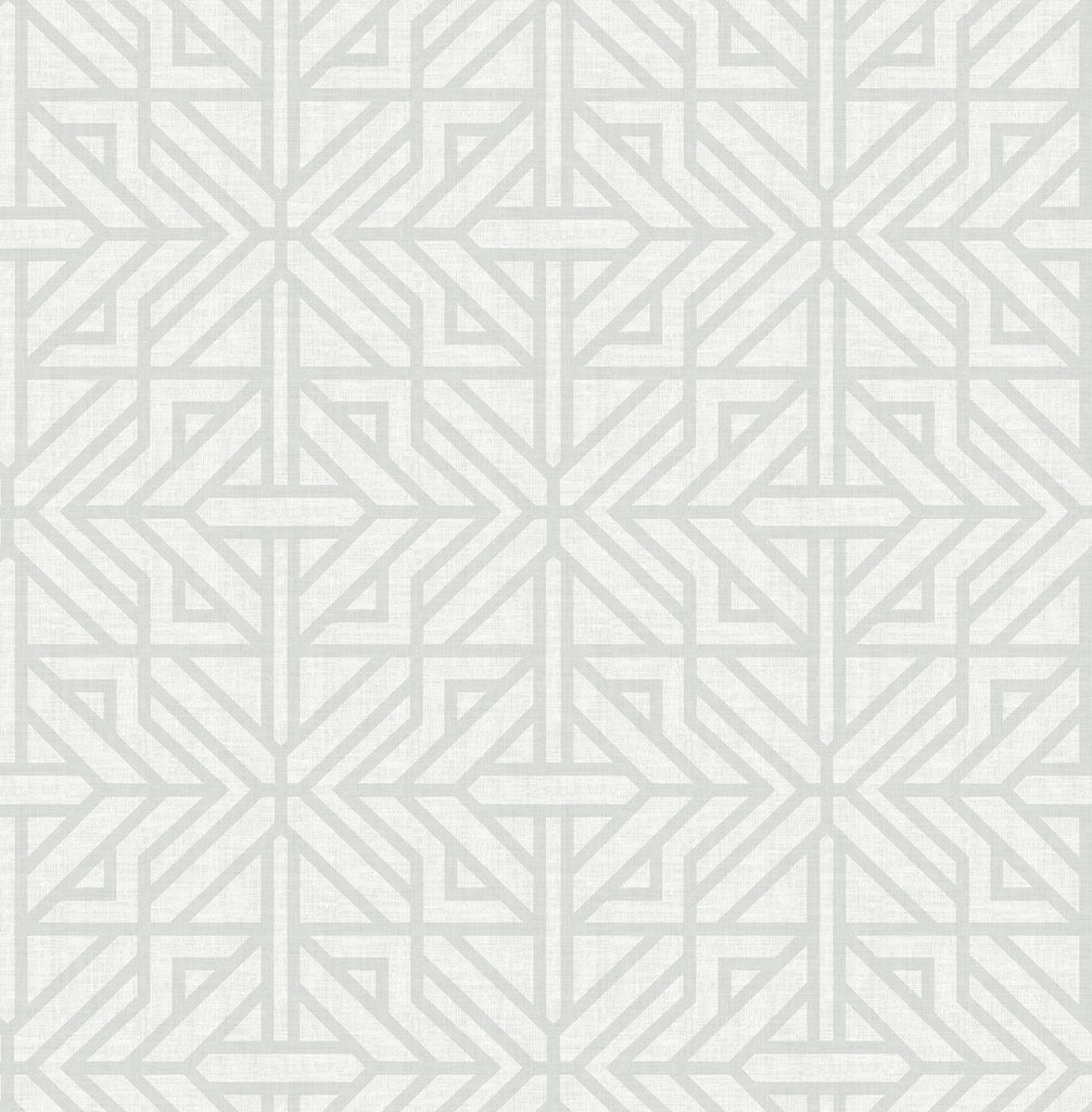 A-Street Prints Hesper Grey Geometric Wallpaper