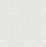 A-Street Prints Hesper Grey Geometric Wallpaper