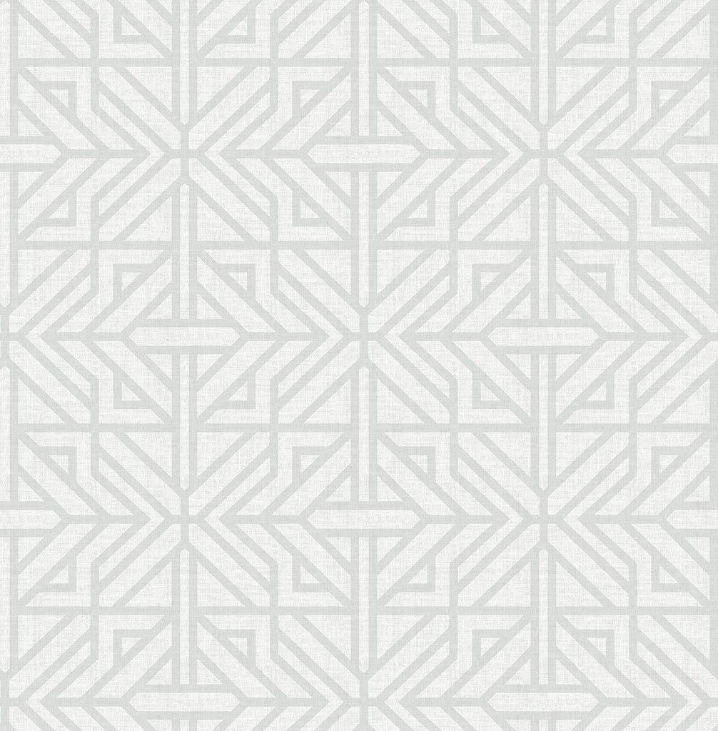 A-Street Prints Hesper Grey Geometric Wallpaper