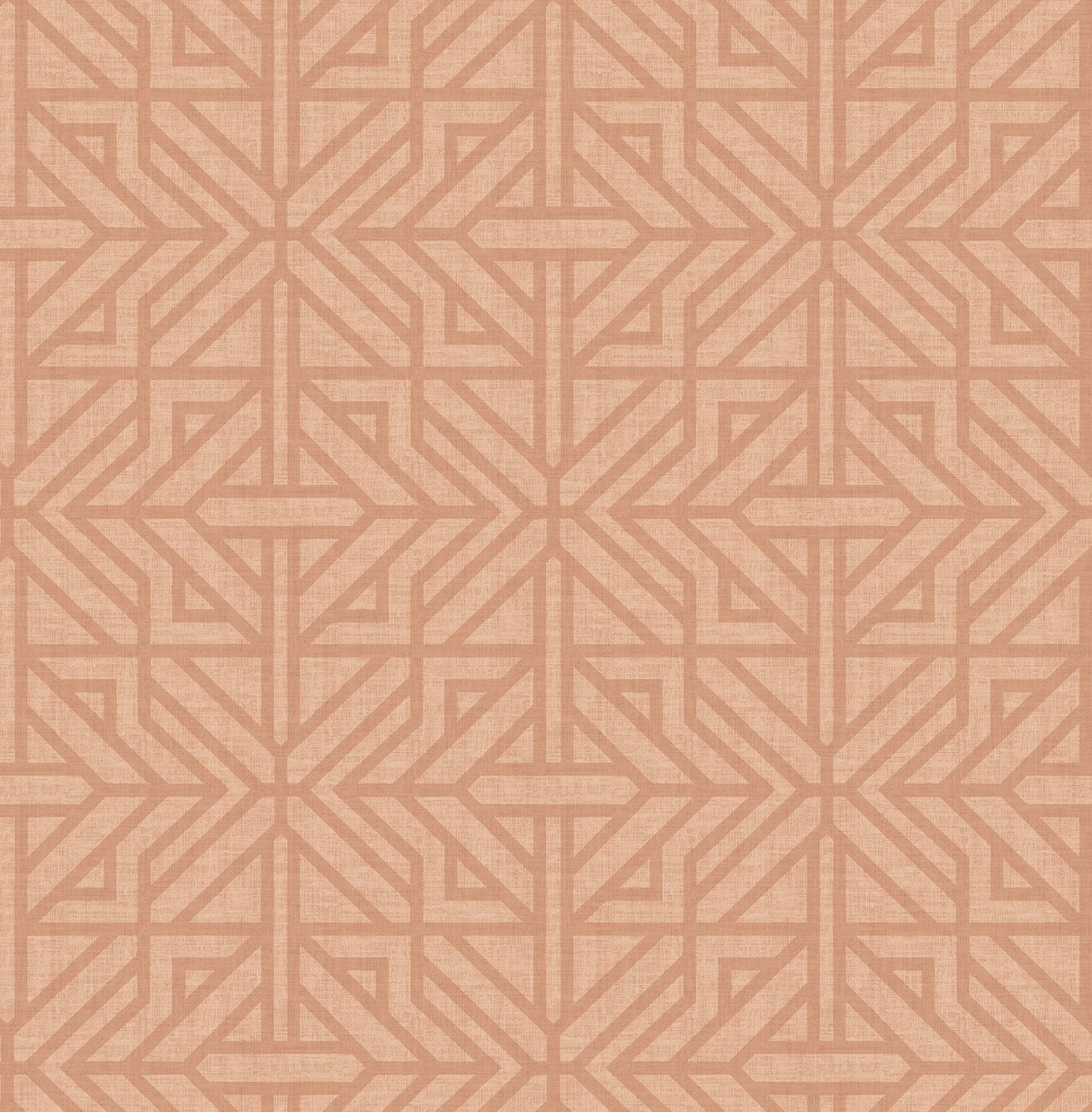 A-Street Prints Hesper Rust Geometric Wallpaper