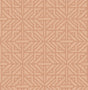 A-Street Prints Hesper Rust Geometric Wallpaper