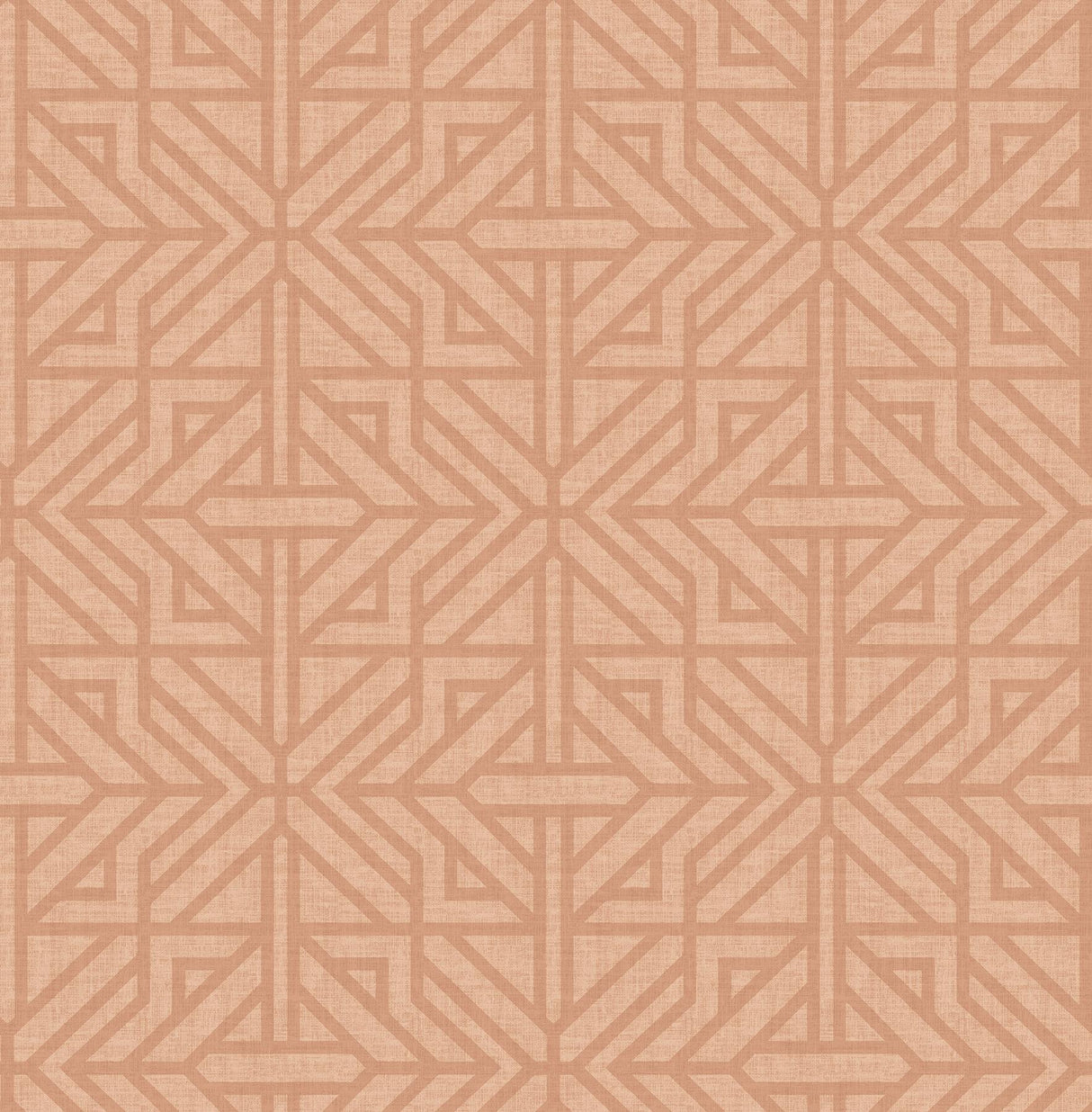 A-Street Prints Hesper Rust Geometric Wallpaper