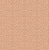 A-Street Prints Hesper Rust Geometric Wallpaper