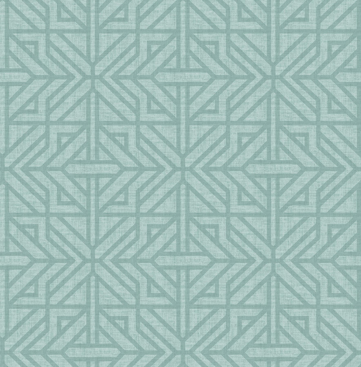 A-Street Prints Hesper Teal Geometric Wallpaper