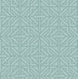A-Street Prints Hesper Teal Geometric Wallpaper