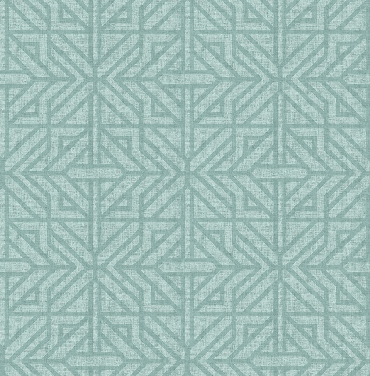 A-Street Prints Hesper Teal Geometric Wallpaper