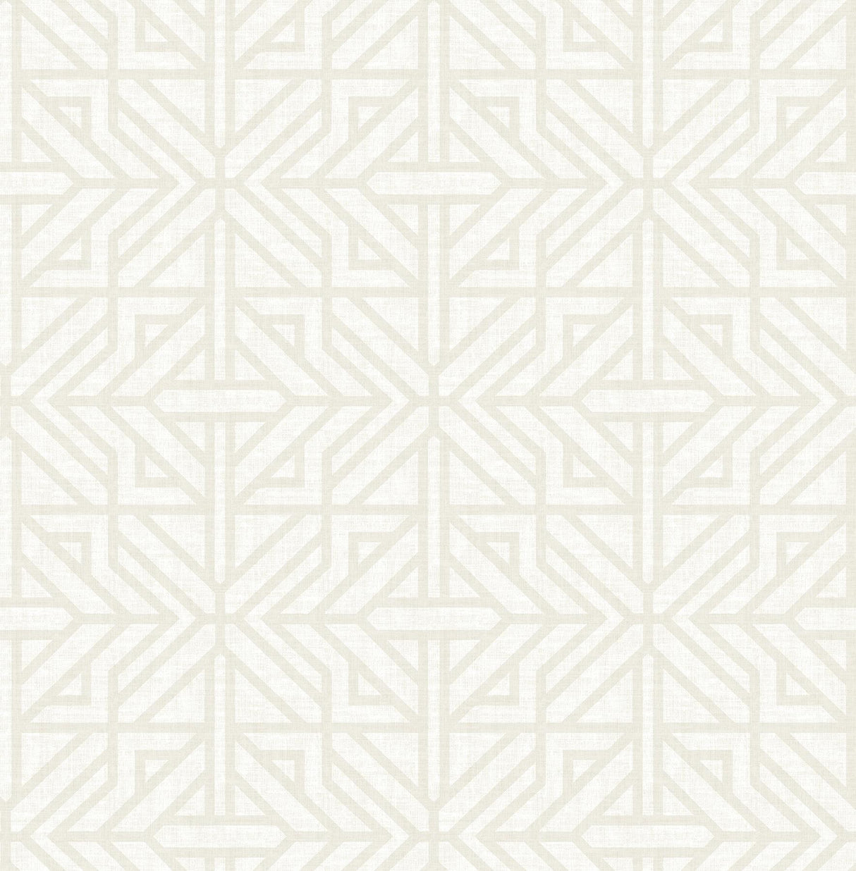 A-Street Prints Hesper Ivory Geometric Wallpaper
