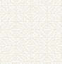 A-Street Prints Hesper Ivory Geometric Wallpaper