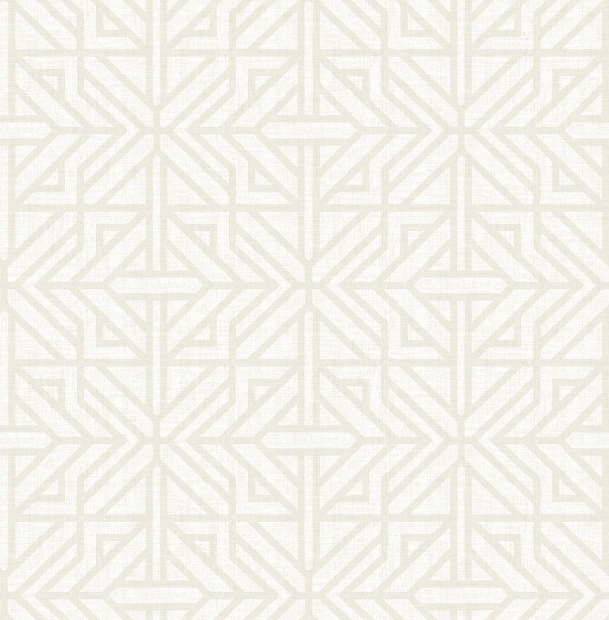 A-Street Prints Hesper Ivory Geometric Wallpaper