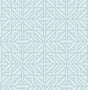 A-Street Prints Hesper Sky Blue Geometric Wallpaper