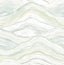 A-Street Prints Dorea Sea Green Striated Waves Wallpaper