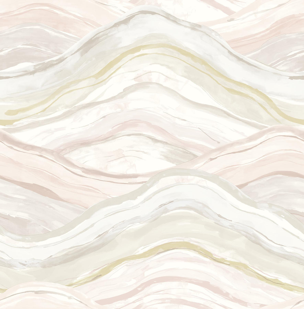 A-Street Prints Dorea Pastel Striated Waves Wallpaper