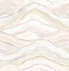 A-Street Prints Dorea Pastel Striated Waves Wallpaper