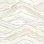 A-Street Prints Dorea Champagne Striated Waves Wallpaper