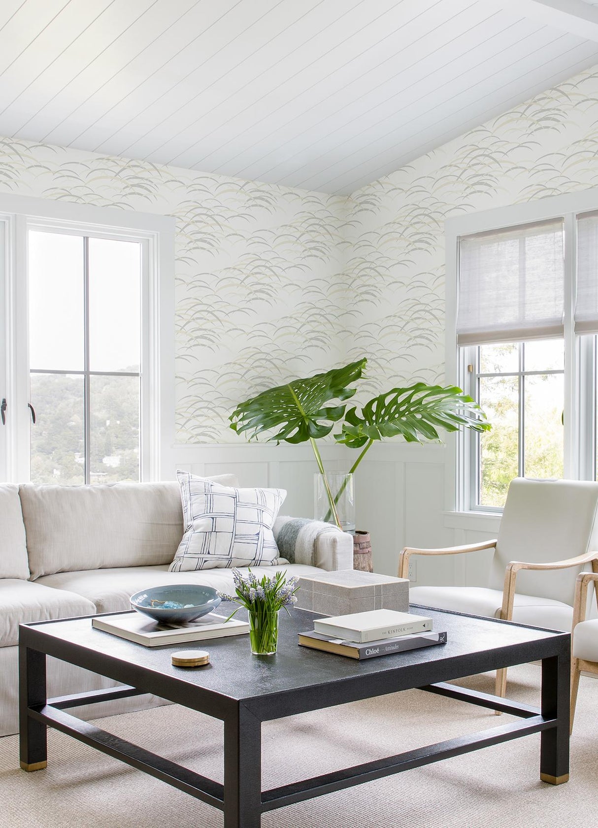 A-Street Prints Kasia Neutral Abstract Wallpaper