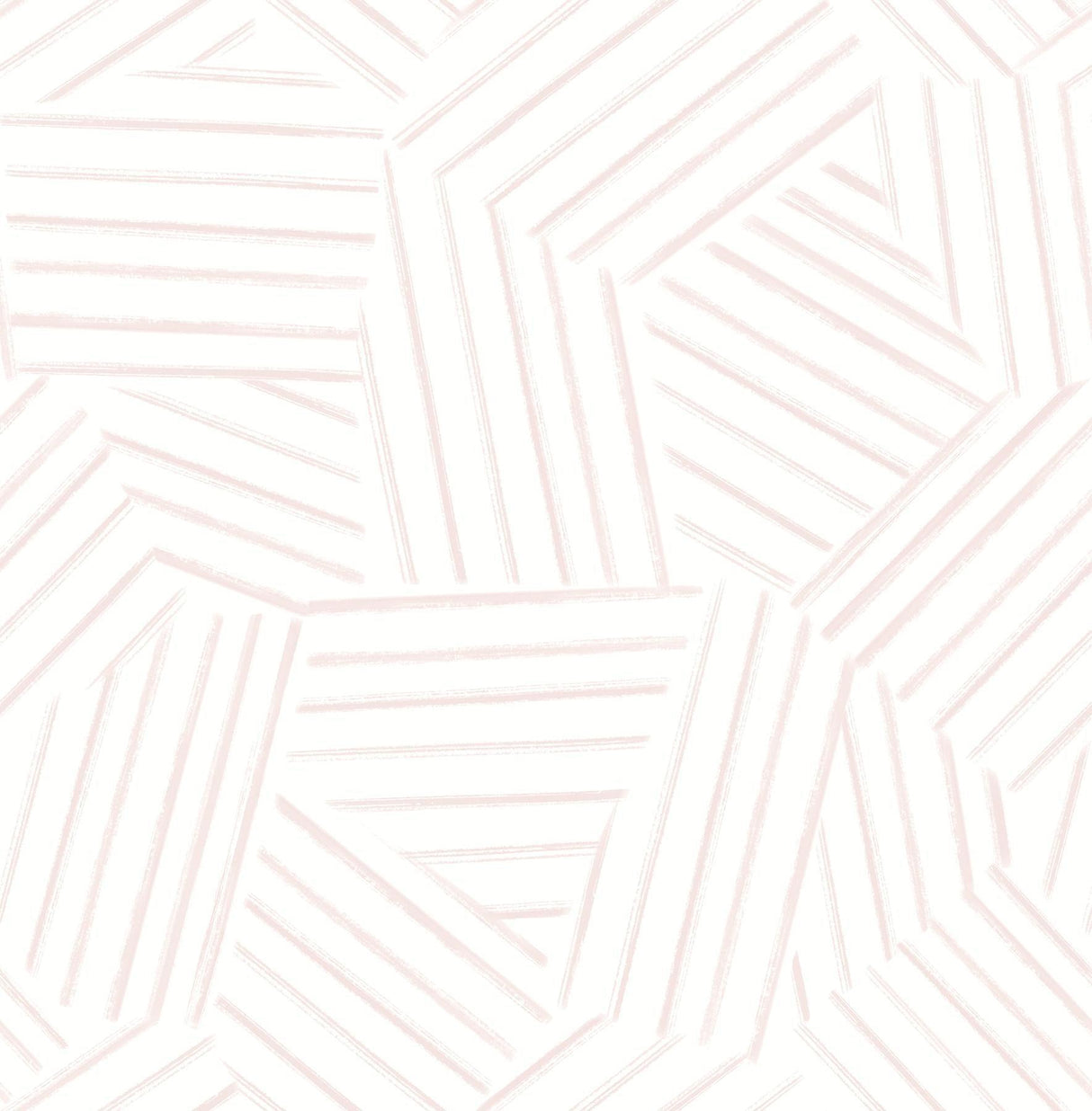 A-Street Prints Helene Pink Geometric Lines Wallpaper