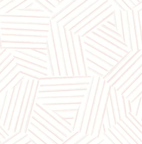 A-Street Prints Helene Pink Geometric Lines Wallpaper