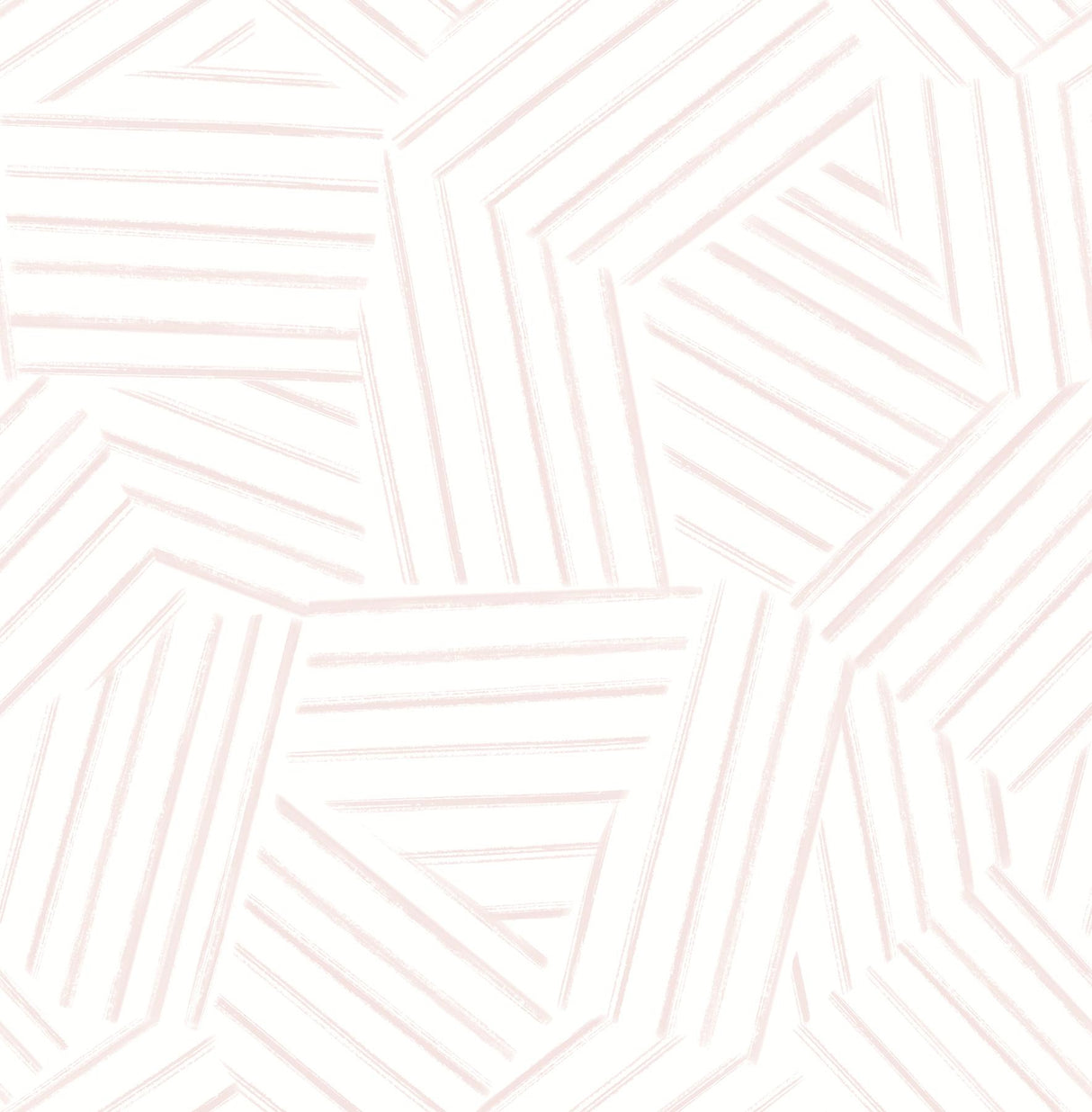 A-Street Prints Helene Pink Geometric Lines Wallpaper