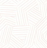 A-Street Prints Helene Pink Geometric Lines Wallpaper