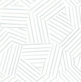 A-Street Prints Helene Sky Blue Geometric Lines Wallpaper
